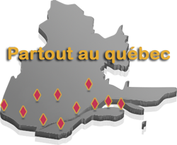 Villes et régions désservies